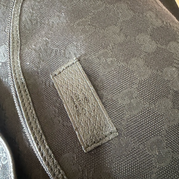 Gucci GG Black Monogram Diaper Bag with Shoulder Strap - Picture 10 of 13